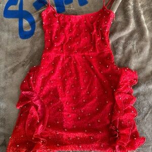 Oh Polly mini red Dress